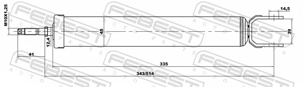 Shock Absorber 12650914R