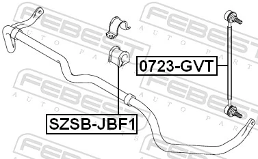 Mounting, stabiliser bar SZSB-JBF1