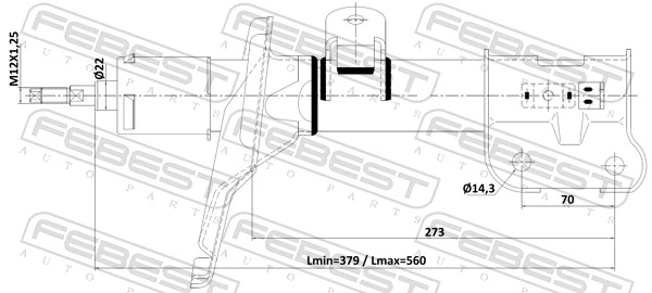 Shock Absorber 12110-015FR