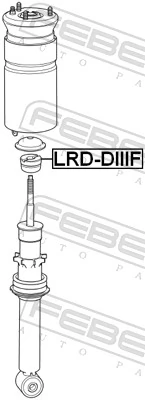 FEBEST LRD-DIIIF Rubber Buffer, suspension
