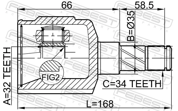 Joint Kit, drive shaft 1011-EVMTLH