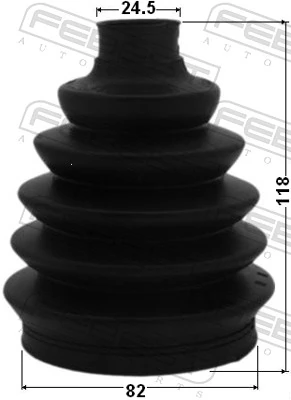 Bellow, drive shaft 0117-SXV20