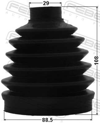Bellow, drive shaft 0217P-D40