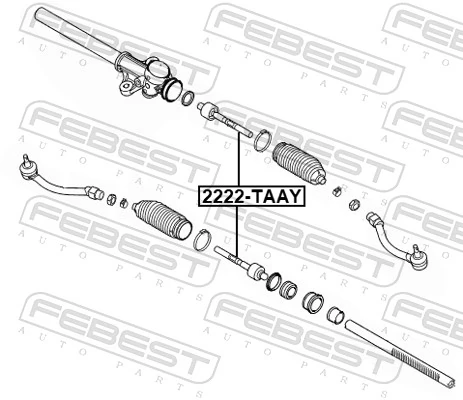 FEBEST 2222-TAAY Inner Tie Rod