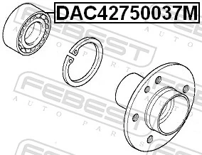 FEBEST DAC42750037M Wheel Bearing