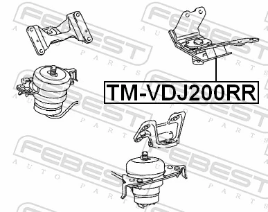 FEBEST TM-VDJ200RR Mounting, engine