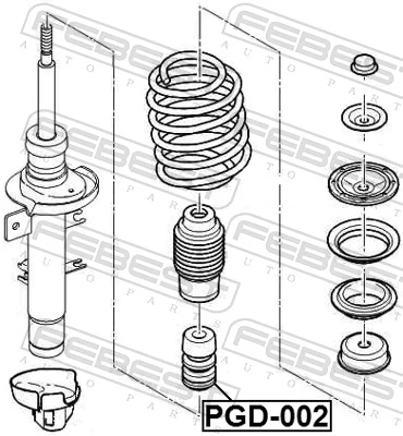 Rubber Buffer, suspension PGD-002