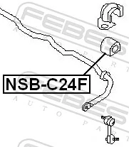 Mounting, stabiliser bar NSB-C24F
