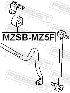 Mounting, stabiliser bar MZSB-MZ5F
