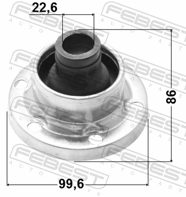 Bellow, drive shaft 2315-T4SA