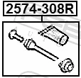 Guide Bolt, brake caliper 2574-308R