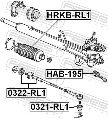 Inner Tie Rod 0322-RL1