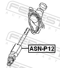 FEBEST ASN-P12 Steering Shaft