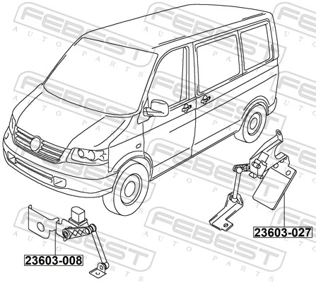 Sensor, headlight levelling 23603-008