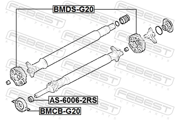 Joint, propshaft BMDS-G20