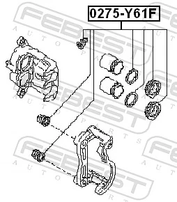 Repair Kit, brake caliper 0275-Y61F