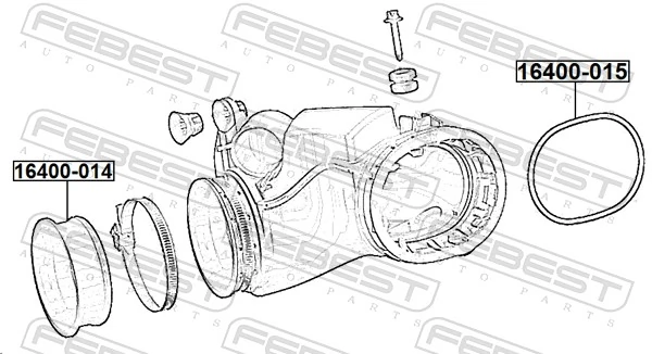 FEBEST 16400-014 Seal, turbine inlet (charger)