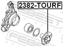 Wheel Hub 2382-TOURF