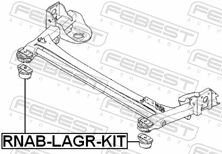 Kit Pembaikan, Gandar Rasuk RNAB-LAGR-KIT