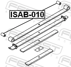 Bushing, leaf spring ISAB-010