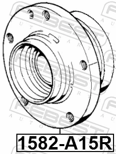 FEBEST 1582-A15R Wheel Hub