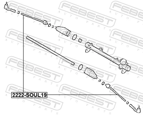 Inner Tie Rod 2222-SOUL19