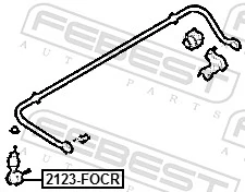 Stange/Strebe, Stabilisator 2123-FOCR