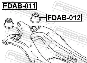 Bushing, axle beam FDAB-011