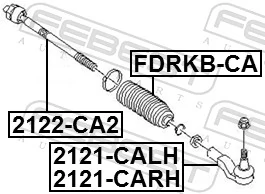 Tie Rod End 2121-CARH