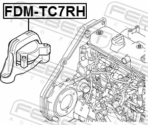 Mounting, engine FDM-TC7RH
