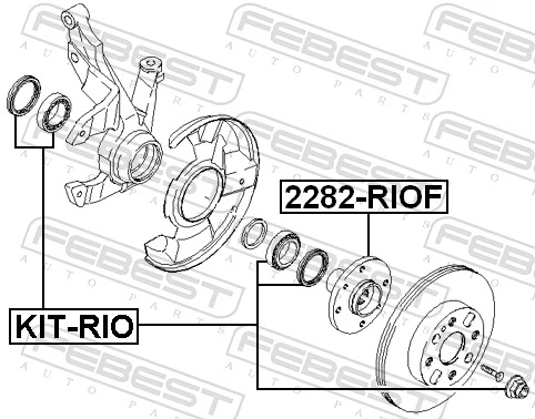 Wheel Bearing KIT-RIO