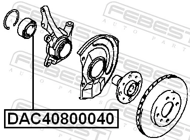 Wheel Bearing DAC40800040