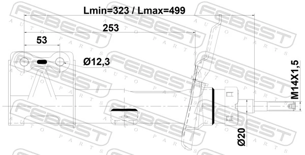 Shock Absorber 25110-009FR