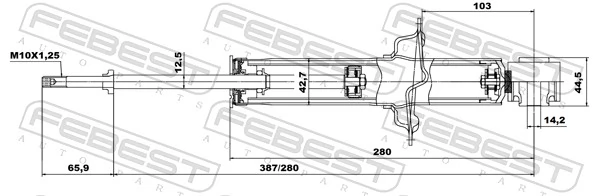Shock Absorber 03658536R