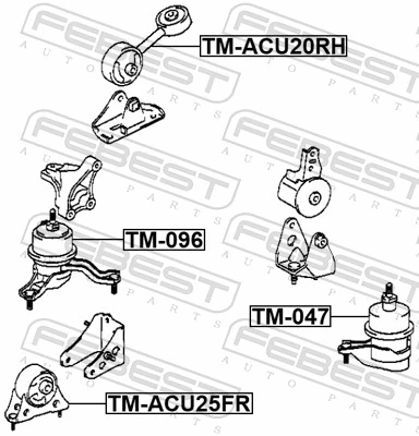Mounting, engine TM-ACU20RH