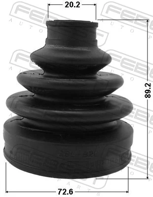 Bellow, drive shaft 0715-GV