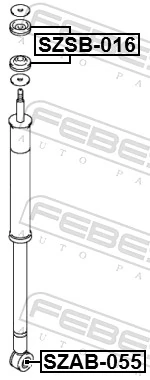 Bush, shock absorber SZAB-055