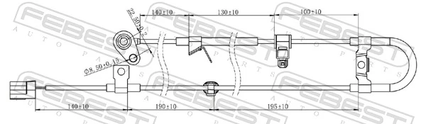 Sensor, wheel speed 04606-023