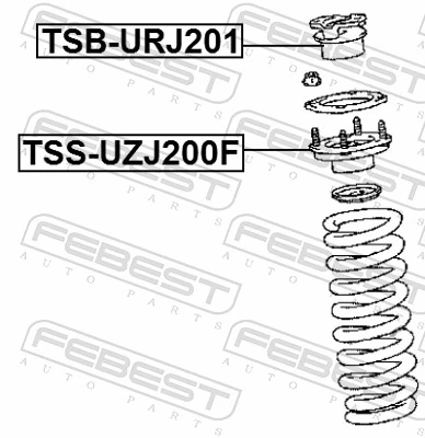 FEBEST TSS-UZJ200F Suspension Strut Support Mount