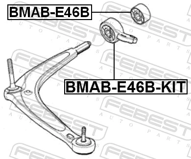 Lagerung, Lenker BMAB-E46B-KIT