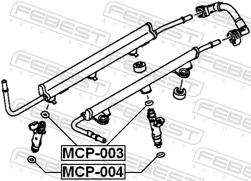 Seal Ring, injector MCP-003