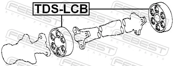 Joint, propshaft TDS-LCB