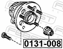 Caster Shim, axle beam 0131-008