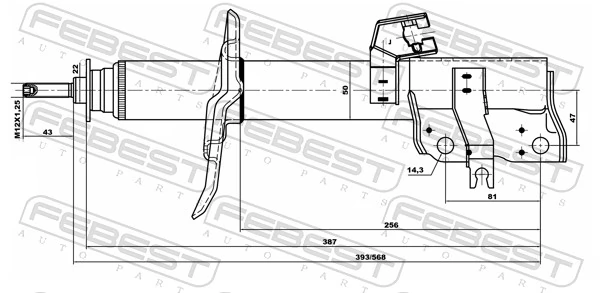 Shock Absorber 02660800FL