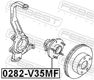Wheel Hub 0282-V35MF
