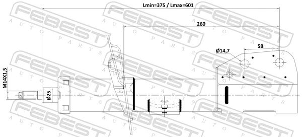 减振器 10110-002FL