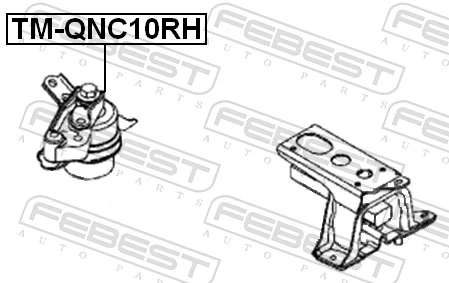 FEBEST TM-QNC10RH Mounting, engine