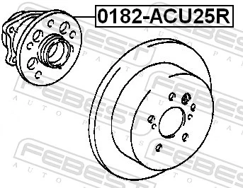 Wheel Hub 0182-ACU25R