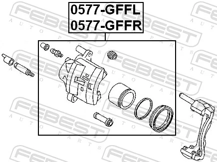 Brake Caliper 0577-GFFR
