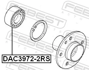 Wheel Bearing DAC3972-2RS